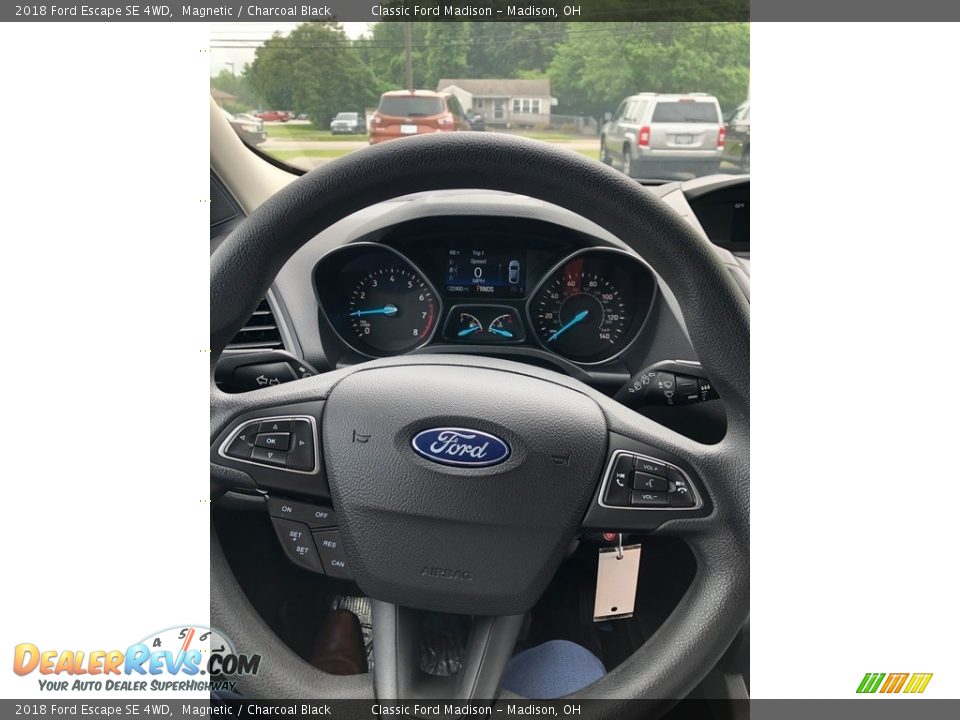2018 Ford Escape SE 4WD Magnetic / Charcoal Black Photo #7