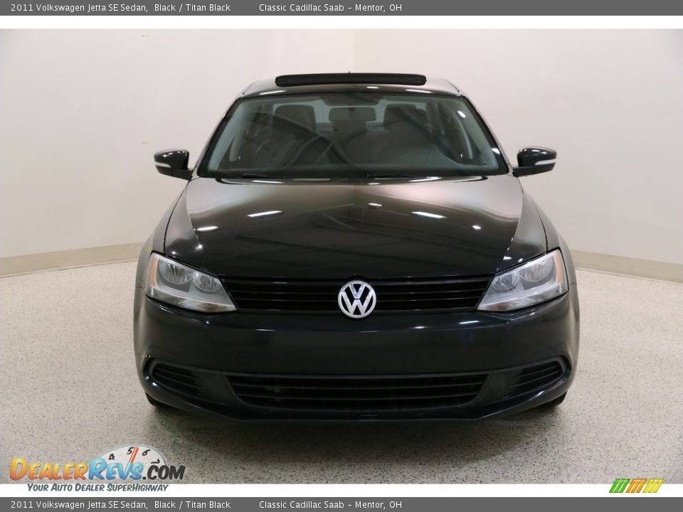 2011 Volkswagen Jetta SE Sedan Black / Titan Black Photo #2