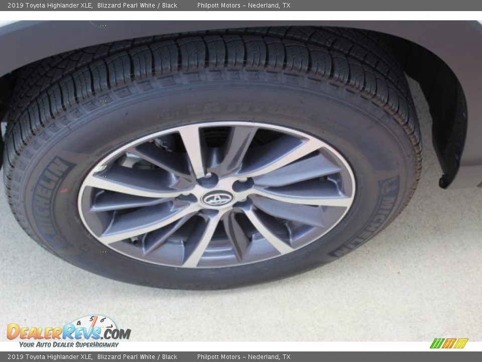 2019 Toyota Highlander XLE Blizzard Pearl White / Black Photo #5