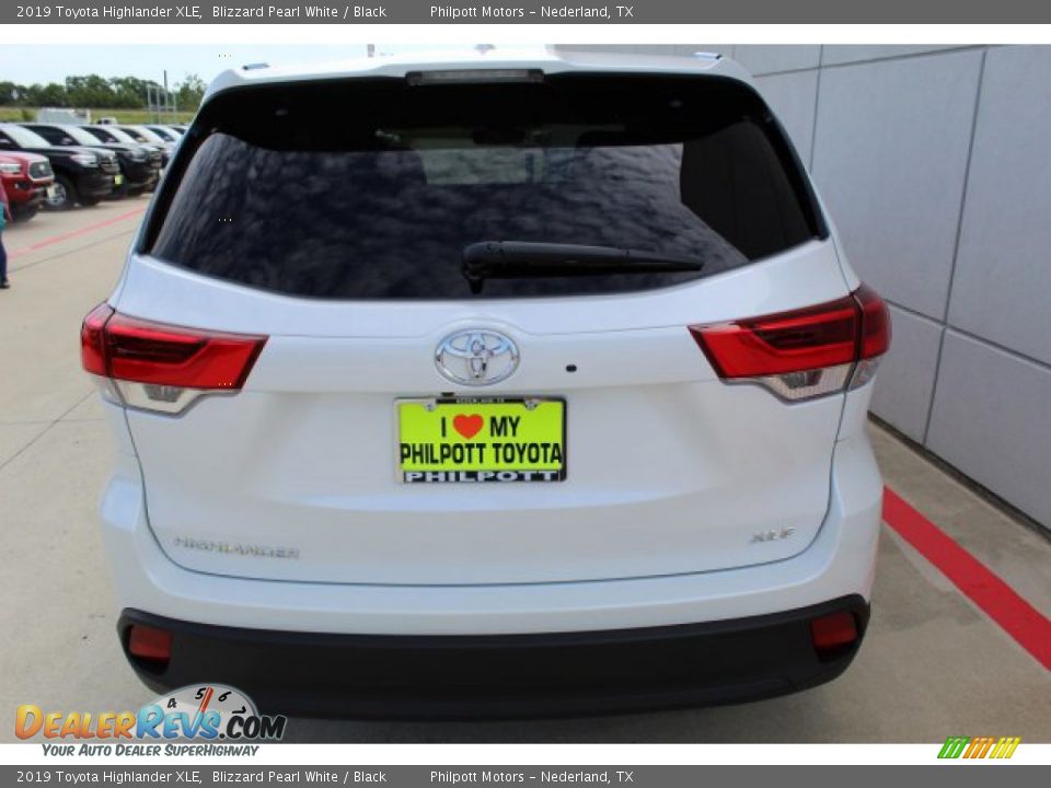 2019 Toyota Highlander XLE Blizzard Pearl White / Black Photo #7