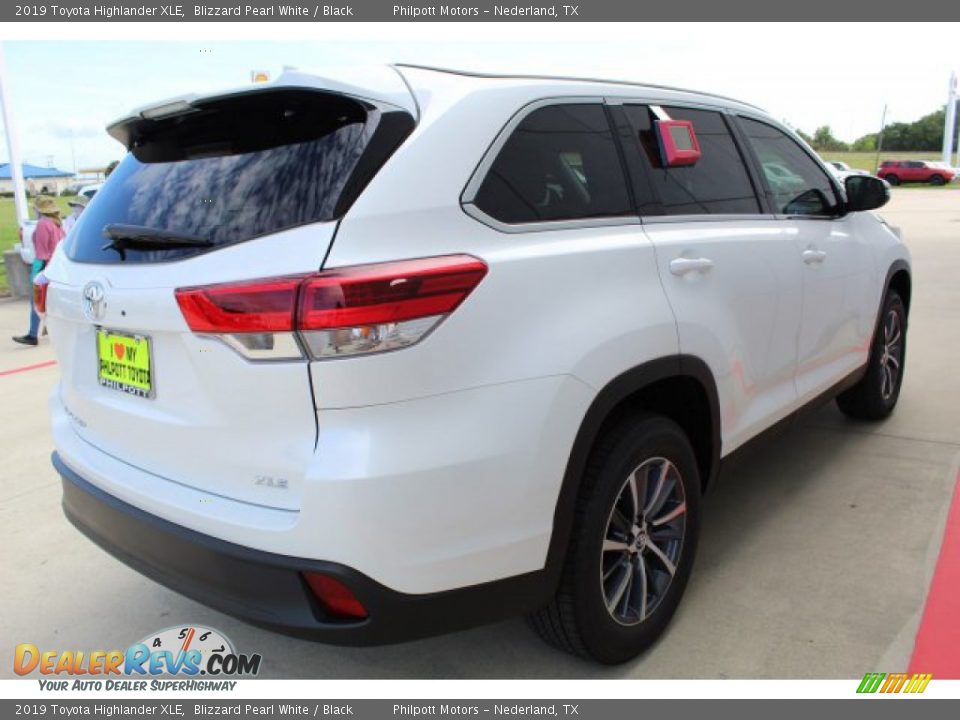 2019 Toyota Highlander XLE Blizzard Pearl White / Black Photo #8