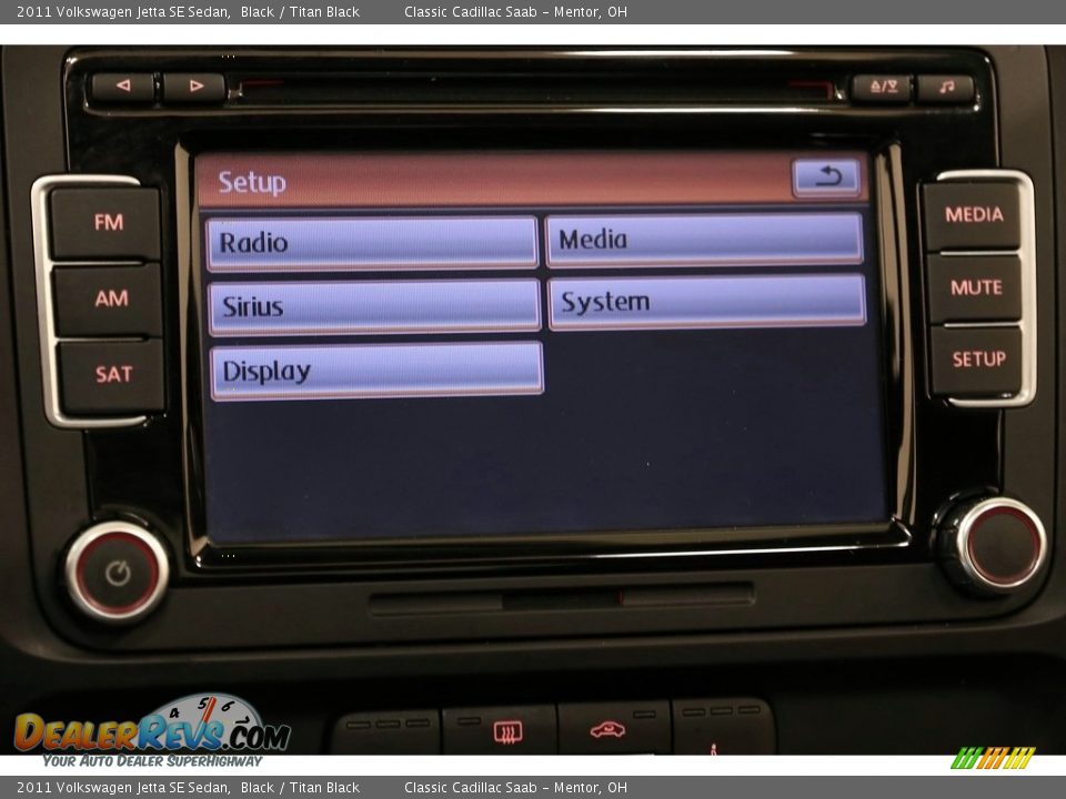 2011 Volkswagen Jetta SE Sedan Black / Titan Black Photo #11