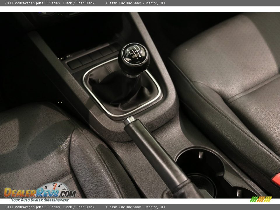2011 Volkswagen Jetta SE Sedan Black / Titan Black Photo #12