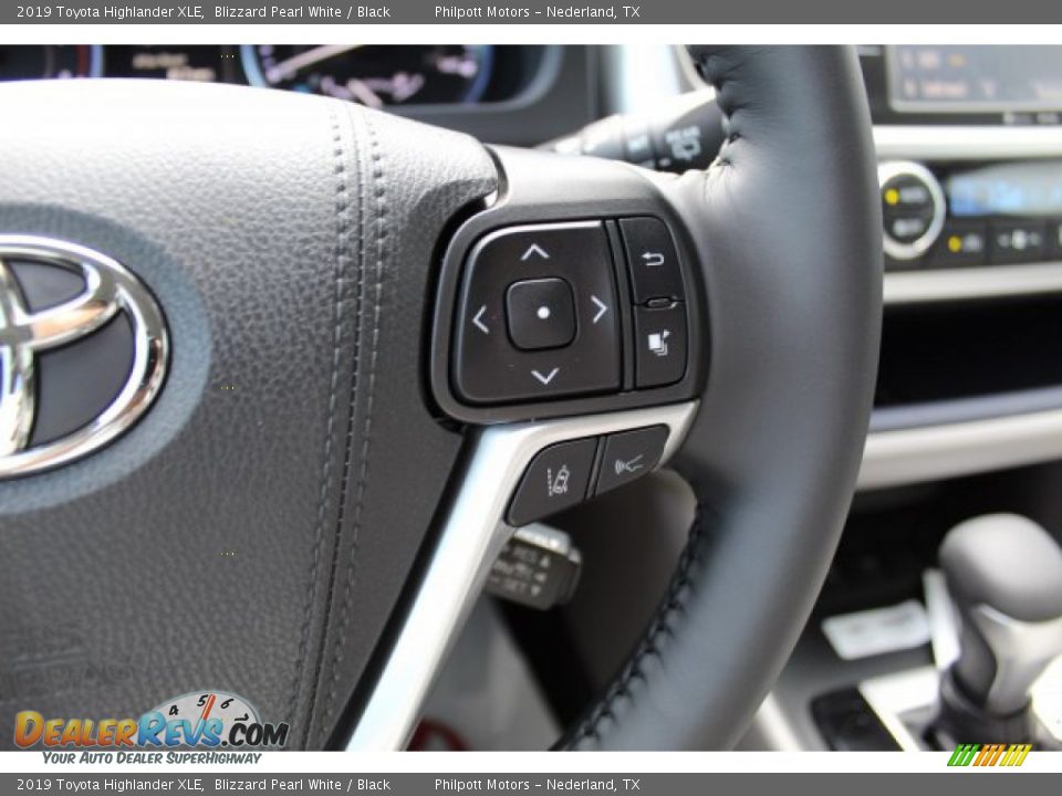 2019 Toyota Highlander XLE Blizzard Pearl White / Black Photo #13