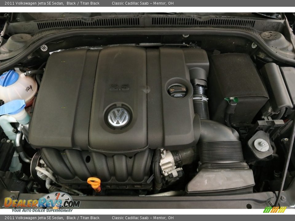 2011 Volkswagen Jetta SE Sedan Black / Titan Black Photo #17
