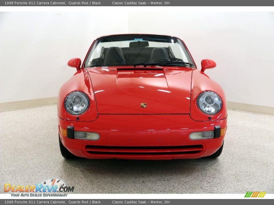 1998 Porsche 911 Carrera Cabriolet Guards Red / Black Photo #3
