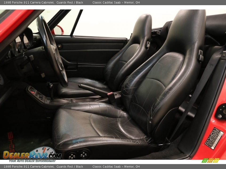 Front Seat of 1998 Porsche 911 Carrera Cabriolet Photo #6