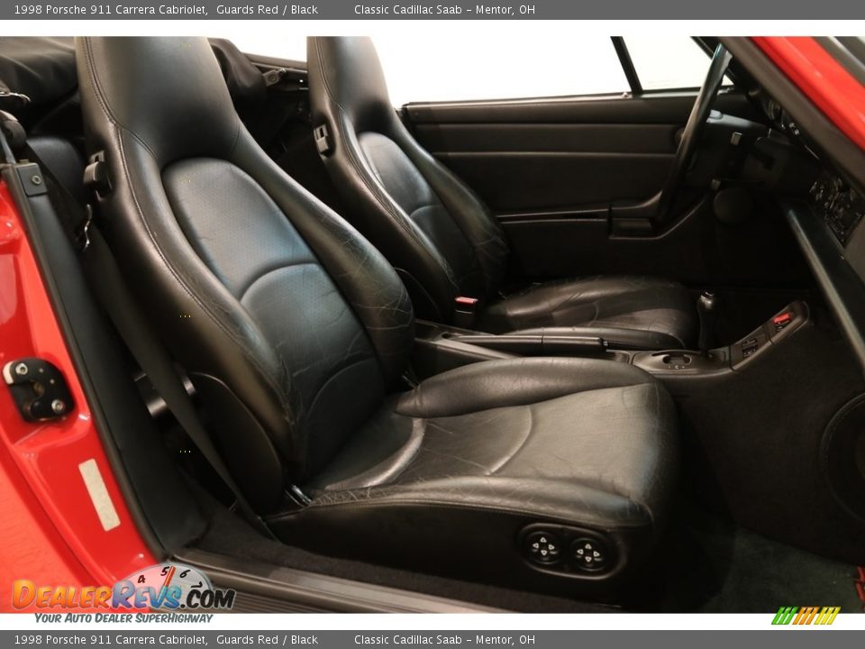 1998 Porsche 911 Carrera Cabriolet Guards Red / Black Photo #17
