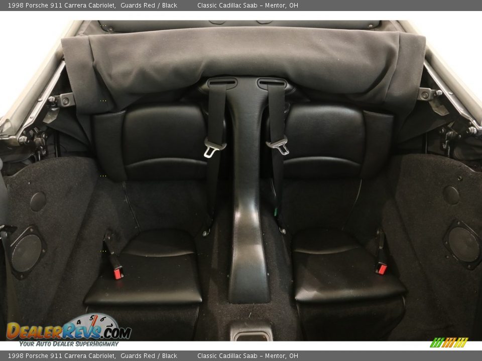 Rear Seat of 1998 Porsche 911 Carrera Cabriolet Photo #18