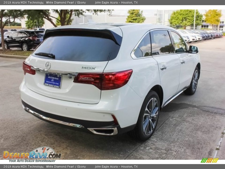 2019 Acura MDX Technology White Diamond Pearl / Ebony Photo #7
