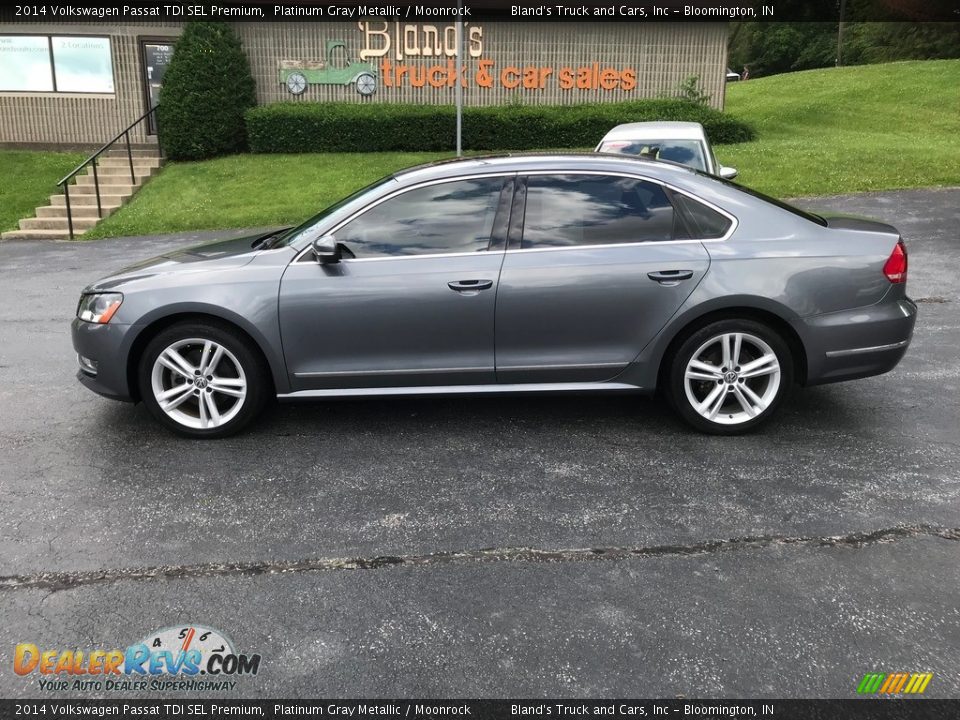2014 Volkswagen Passat TDI SEL Premium Platinum Gray Metallic / Moonrock Photo #1