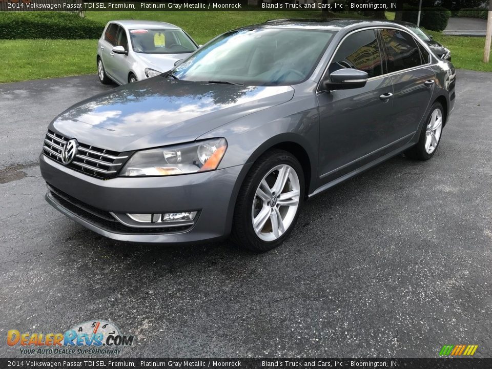 2014 Volkswagen Passat TDI SEL Premium Platinum Gray Metallic / Moonrock Photo #2