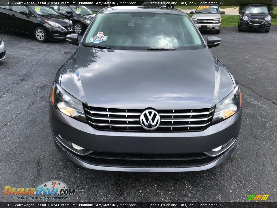 2014 Volkswagen Passat TDI SEL Premium Platinum Gray Metallic / Moonrock Photo #3