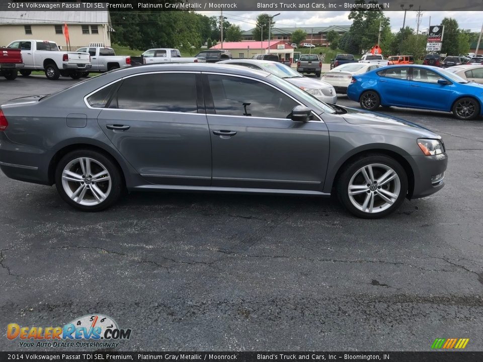 2014 Volkswagen Passat TDI SEL Premium Platinum Gray Metallic / Moonrock Photo #5
