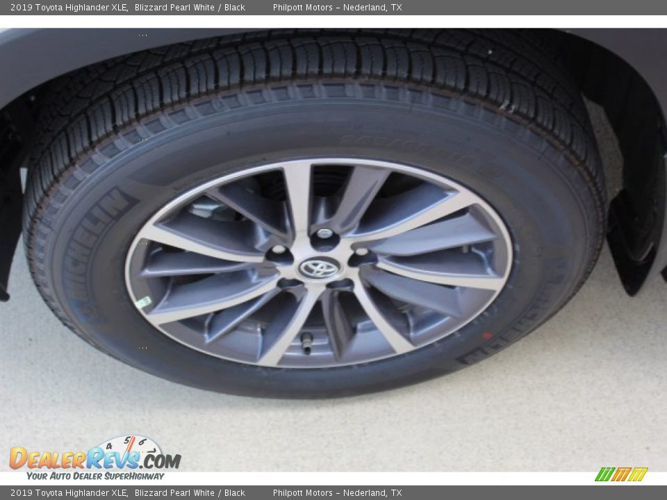 2019 Toyota Highlander XLE Blizzard Pearl White / Black Photo #5