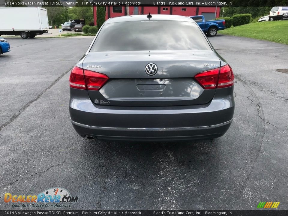 2014 Volkswagen Passat TDI SEL Premium Platinum Gray Metallic / Moonrock Photo #7