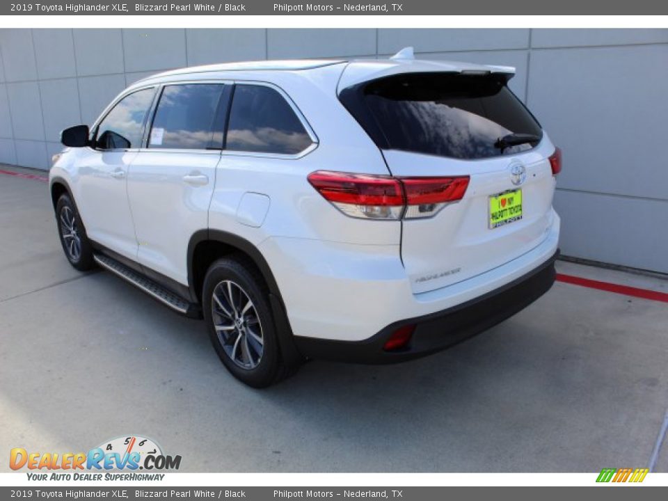 2019 Toyota Highlander XLE Blizzard Pearl White / Black Photo #6