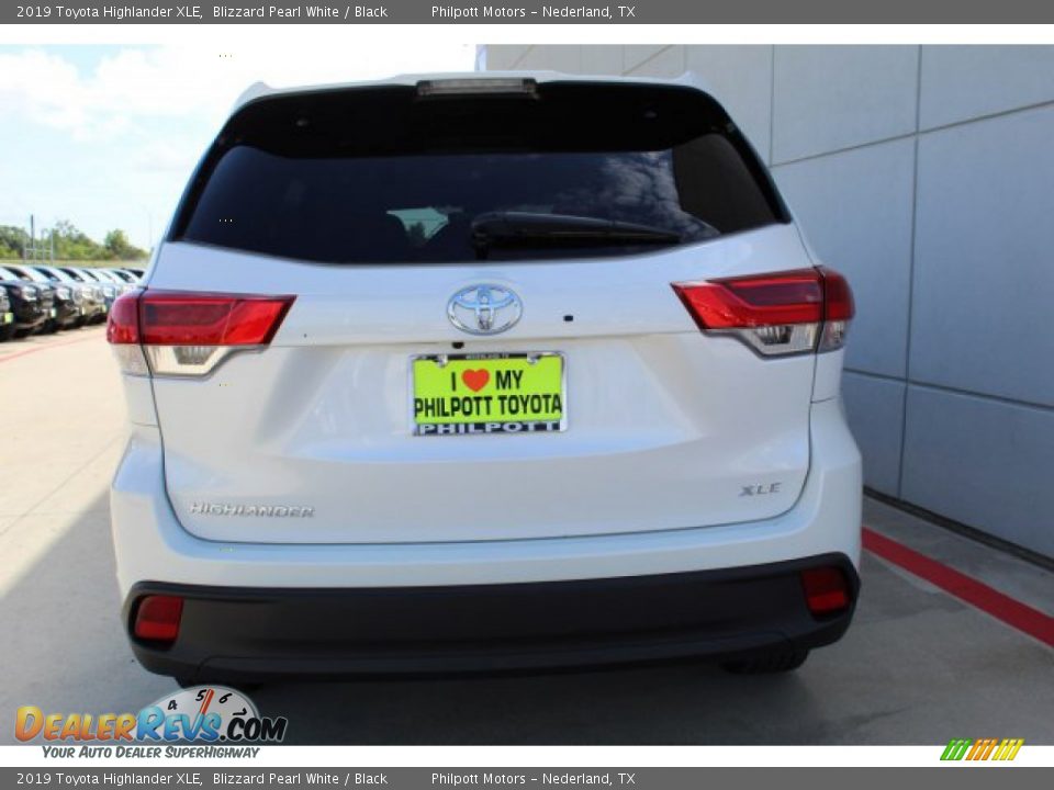 2019 Toyota Highlander XLE Blizzard Pearl White / Black Photo #7