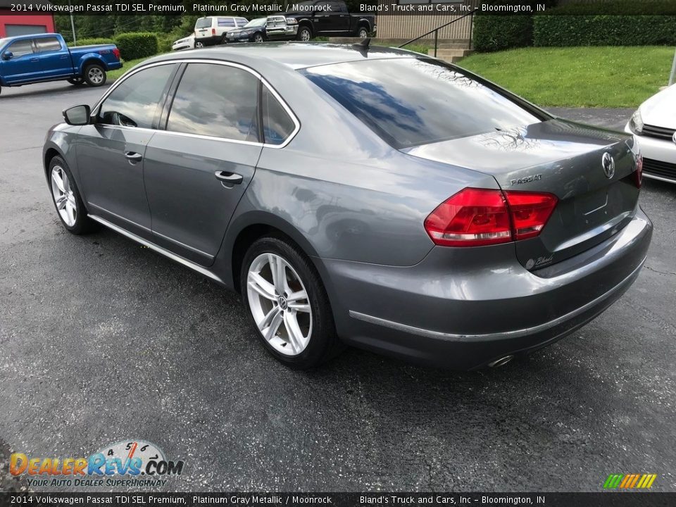 2014 Volkswagen Passat TDI SEL Premium Platinum Gray Metallic / Moonrock Photo #9