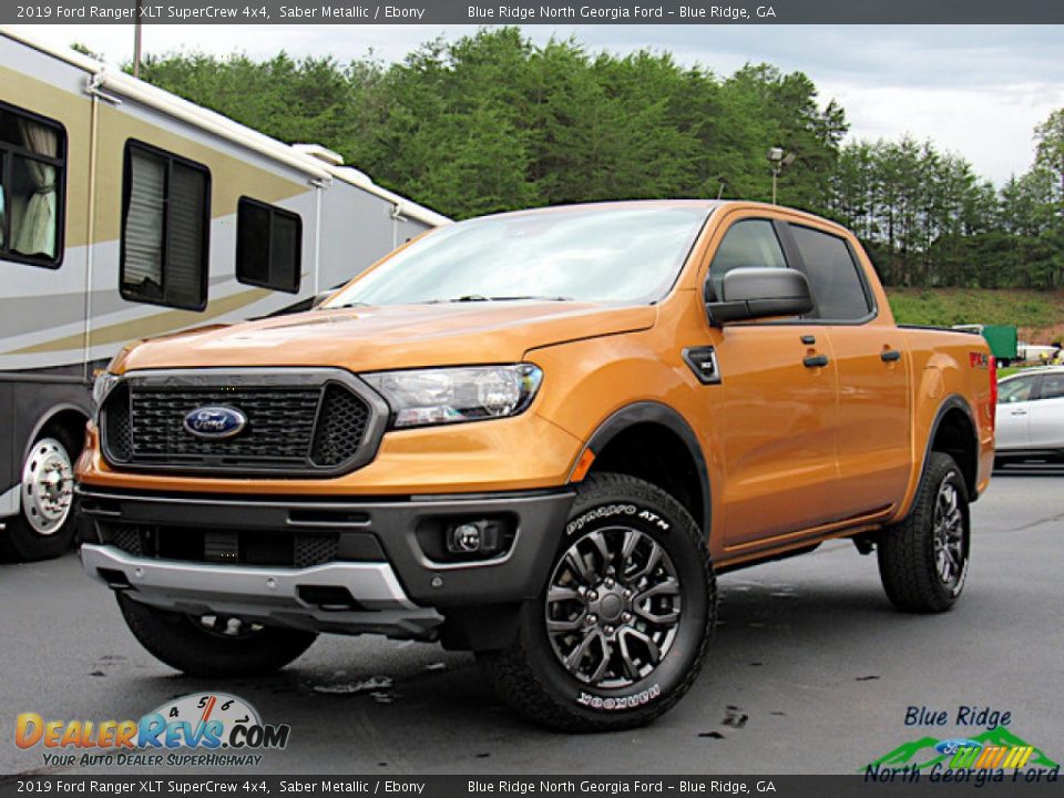 2019 Ford Ranger XLT SuperCrew 4x4 Saber Metallic / Ebony Photo #1