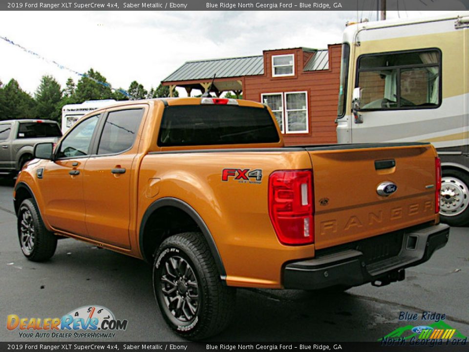 2019 Ford Ranger XLT SuperCrew 4x4 Saber Metallic / Ebony Photo #3