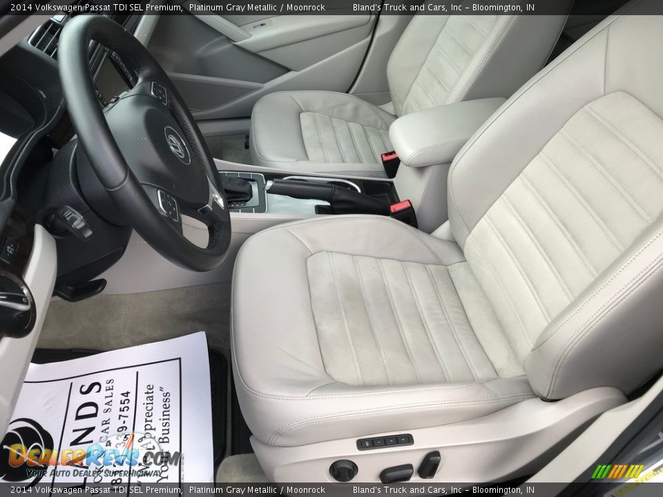 2014 Volkswagen Passat TDI SEL Premium Platinum Gray Metallic / Moonrock Photo #13