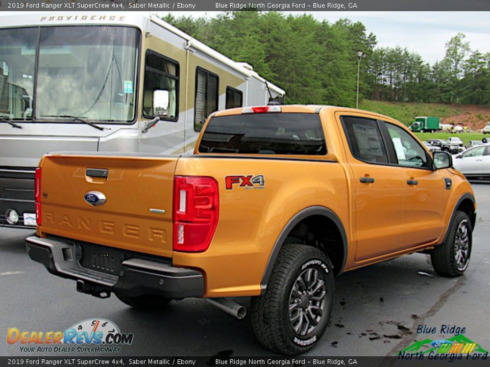 2019 Ford Ranger XLT SuperCrew 4x4 Saber Metallic / Ebony Photo #5
