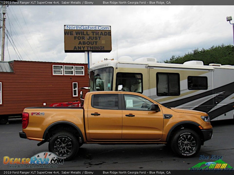 2019 Ford Ranger XLT SuperCrew 4x4 Saber Metallic / Ebony Photo #6