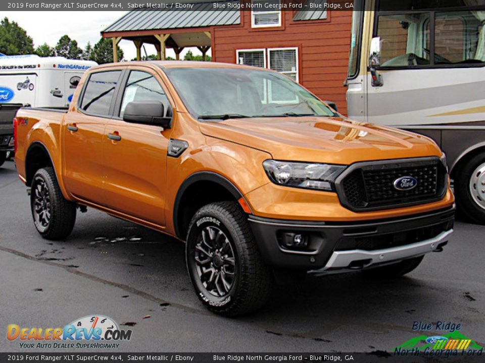 2019 Ford Ranger XLT SuperCrew 4x4 Saber Metallic / Ebony Photo #7