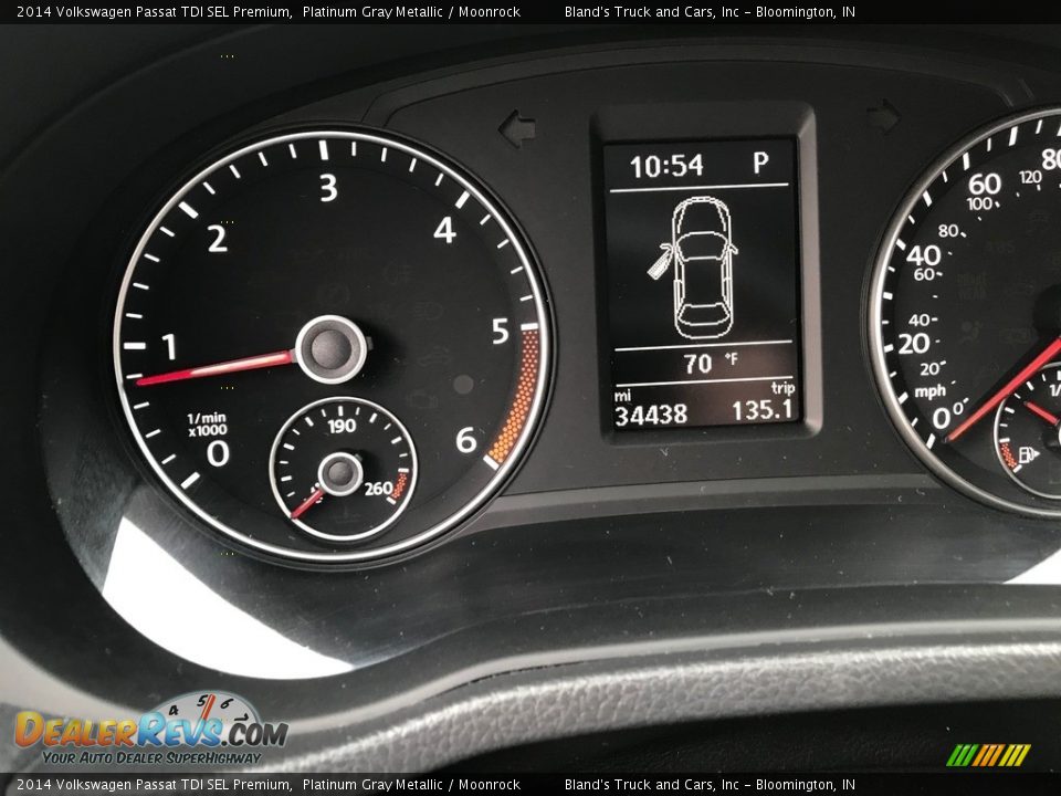2014 Volkswagen Passat TDI SEL Premium Platinum Gray Metallic / Moonrock Photo #16
