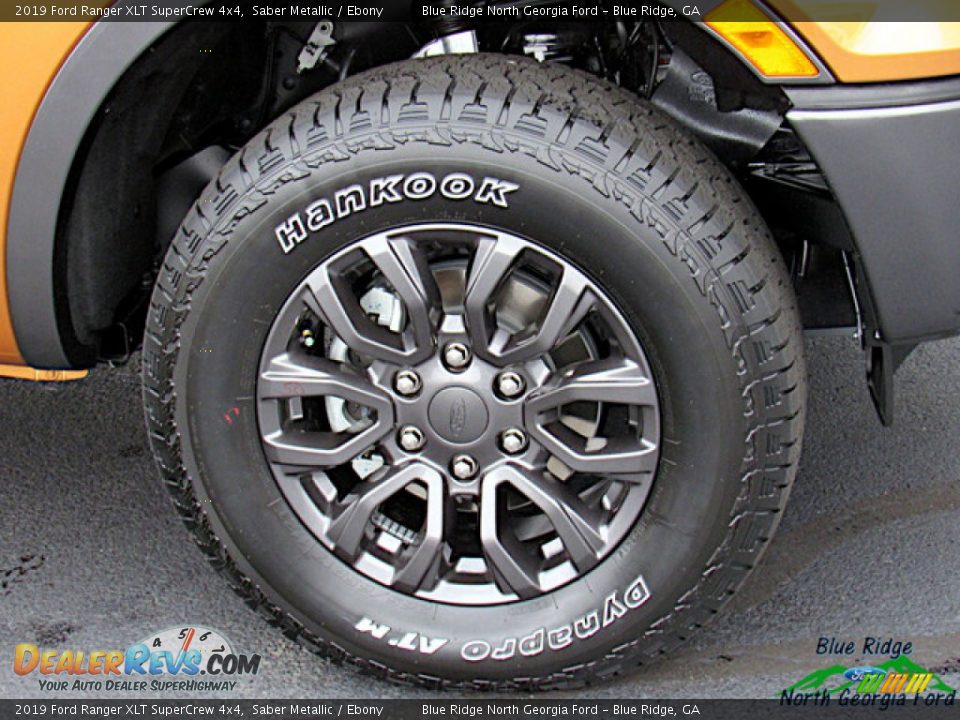 2019 Ford Ranger XLT SuperCrew 4x4 Saber Metallic / Ebony Photo #9