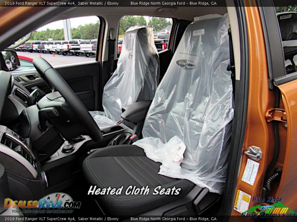 2019 Ford Ranger XLT SuperCrew 4x4 Saber Metallic / Ebony Photo #10