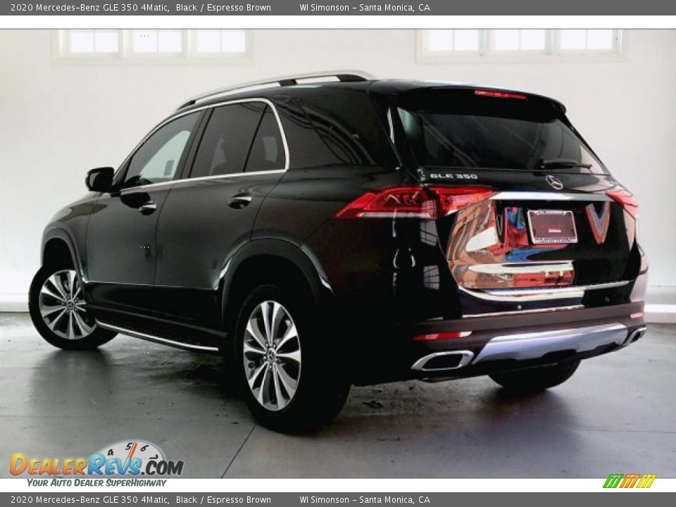 2020 Mercedes-Benz GLE 350 4Matic Black / Espresso Brown Photo #2