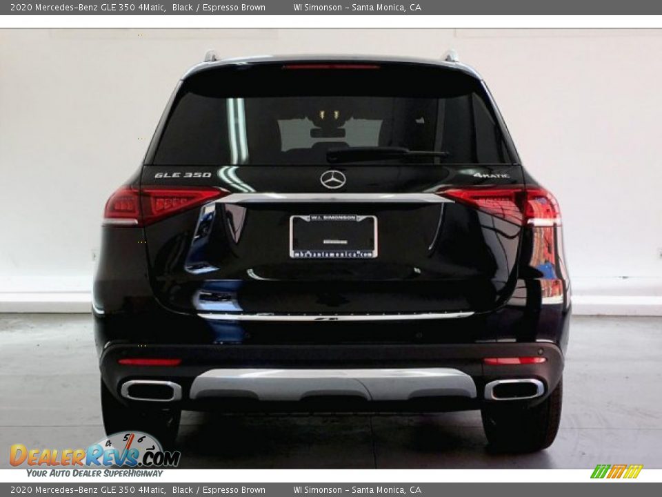 2020 Mercedes-Benz GLE 350 4Matic Black / Espresso Brown Photo #3
