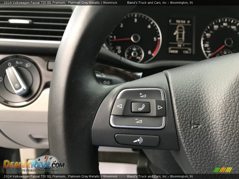 2014 Volkswagen Passat TDI SEL Premium Platinum Gray Metallic / Moonrock Photo #20