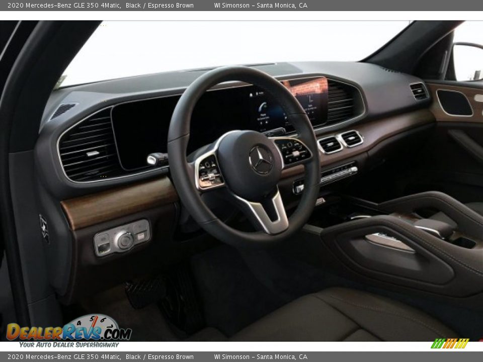 2020 Mercedes-Benz GLE 350 4Matic Black / Espresso Brown Photo #4