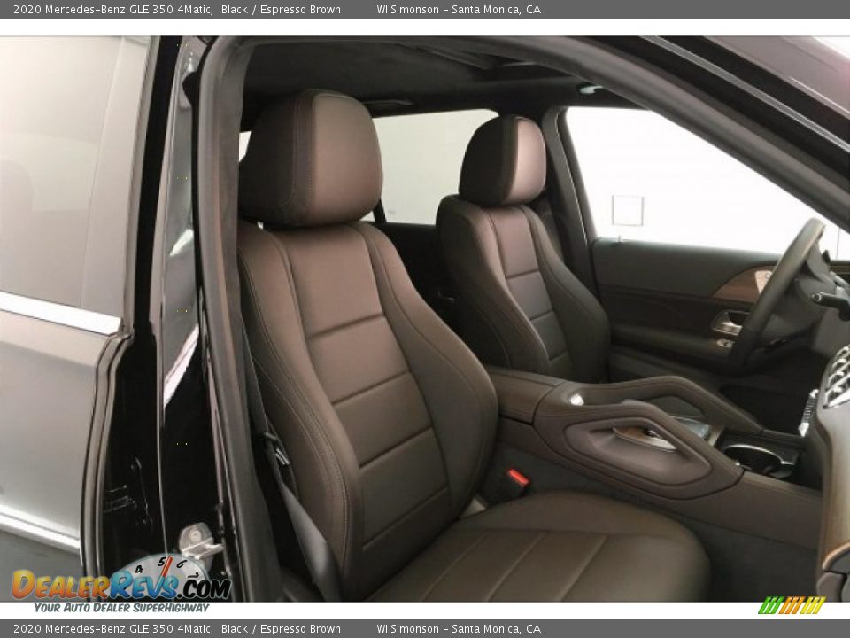 2020 Mercedes-Benz GLE 350 4Matic Black / Espresso Brown Photo #5