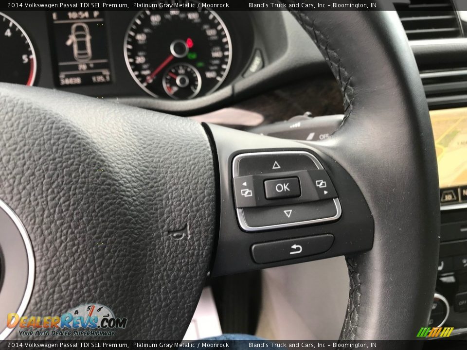 2014 Volkswagen Passat TDI SEL Premium Platinum Gray Metallic / Moonrock Photo #21