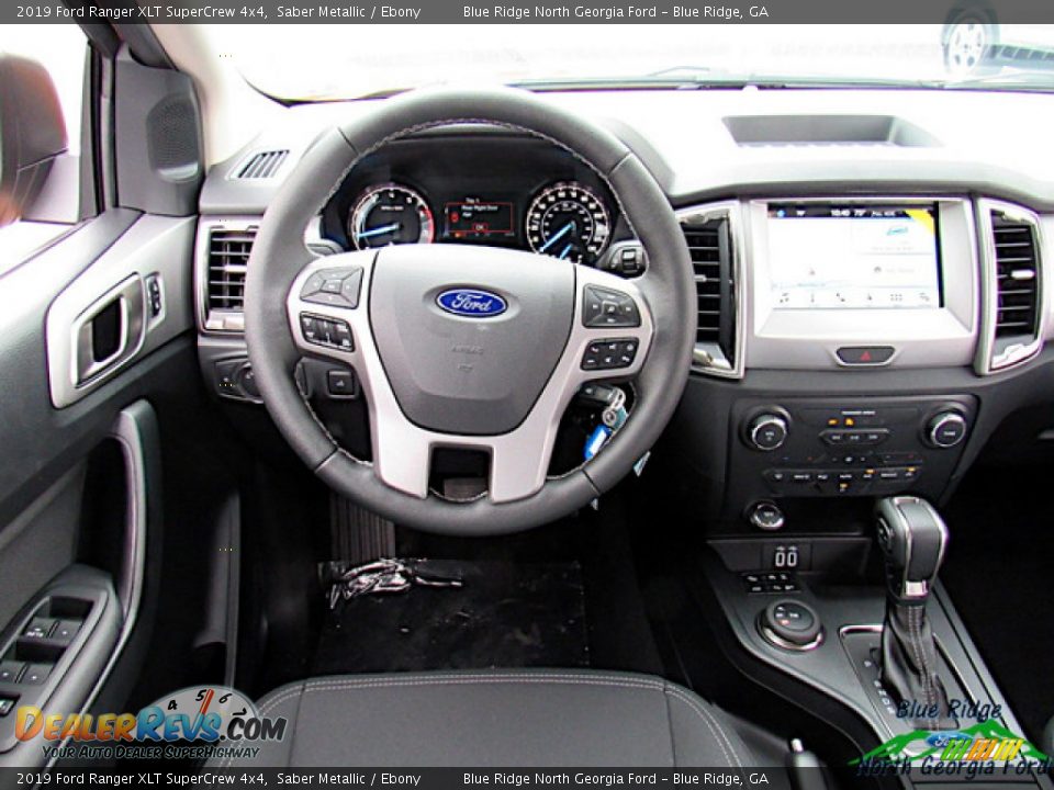 2019 Ford Ranger XLT SuperCrew 4x4 Saber Metallic / Ebony Photo #14