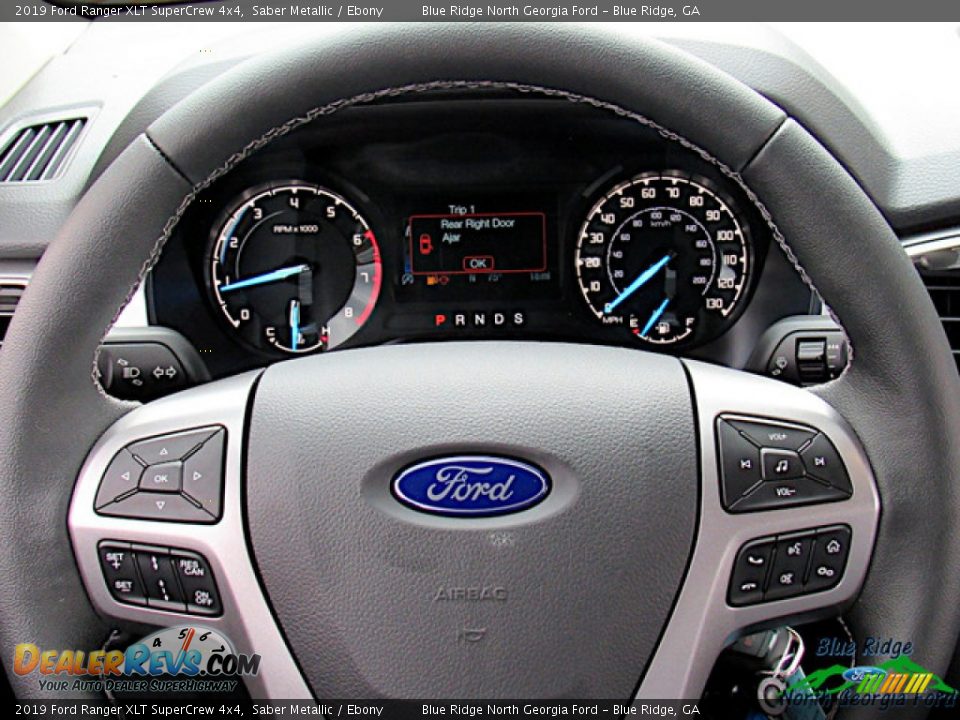 2019 Ford Ranger XLT SuperCrew 4x4 Saber Metallic / Ebony Photo #17