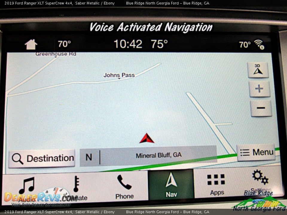 2019 Ford Ranger XLT SuperCrew 4x4 Saber Metallic / Ebony Photo #20