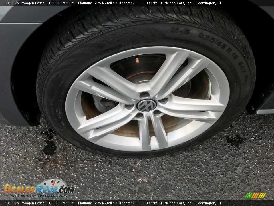 2014 Volkswagen Passat TDI SEL Premium Platinum Gray Metallic / Moonrock Photo #28