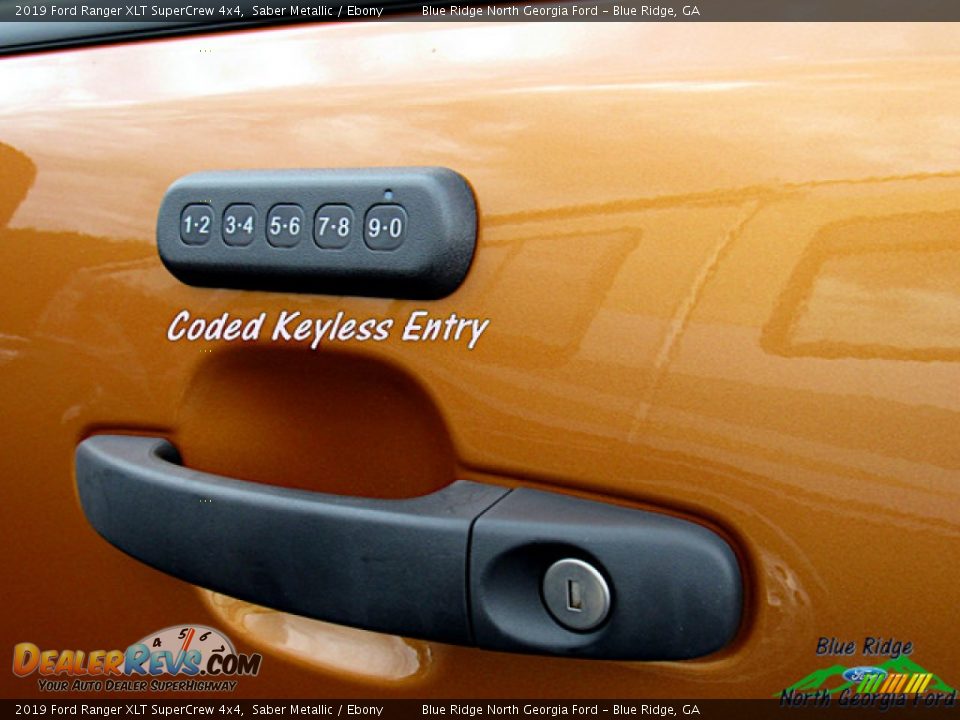 2019 Ford Ranger XLT SuperCrew 4x4 Saber Metallic / Ebony Photo #22