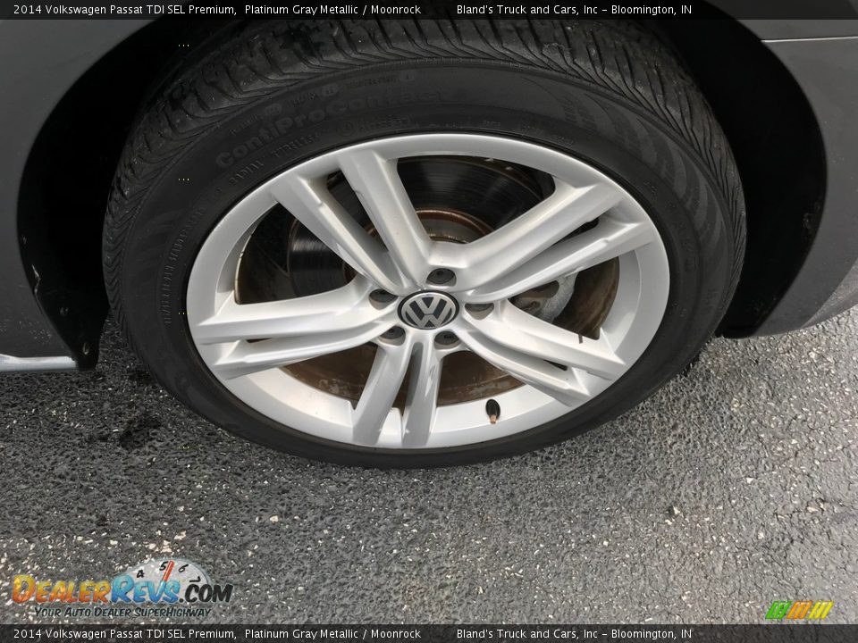 2014 Volkswagen Passat TDI SEL Premium Platinum Gray Metallic / Moonrock Photo #29