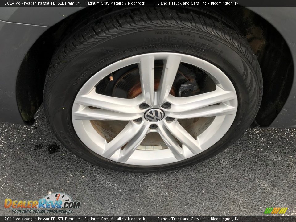 2014 Volkswagen Passat TDI SEL Premium Platinum Gray Metallic / Moonrock Photo #30