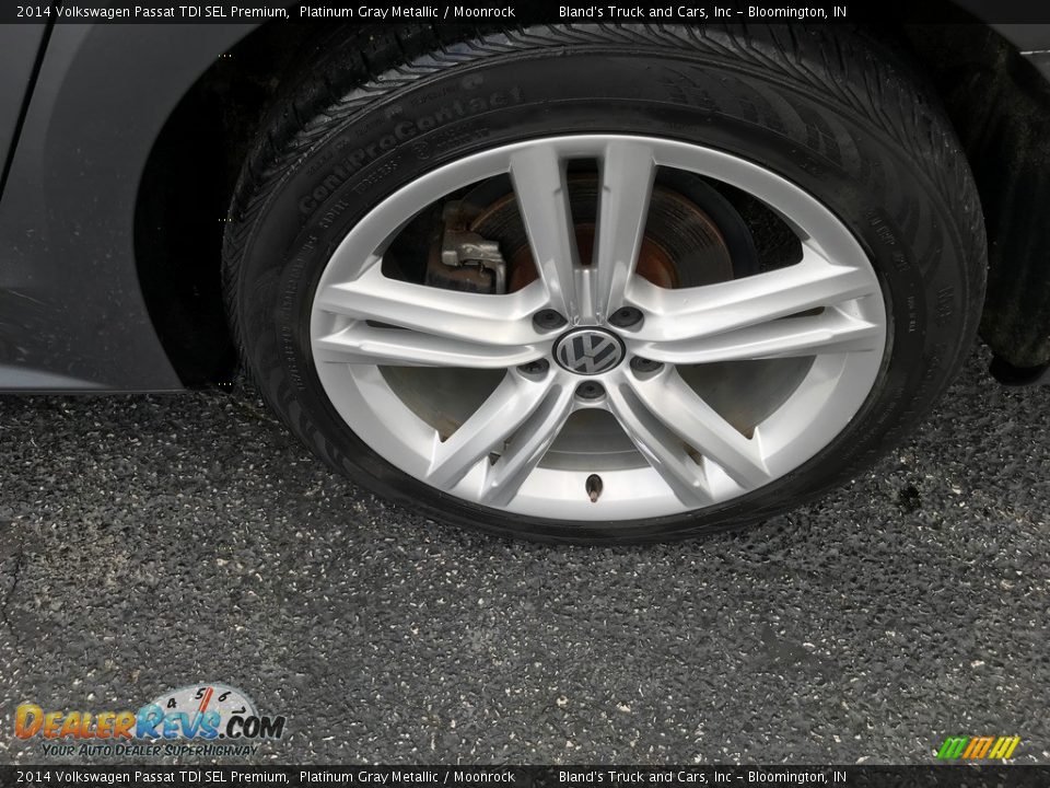 2014 Volkswagen Passat TDI SEL Premium Platinum Gray Metallic / Moonrock Photo #31