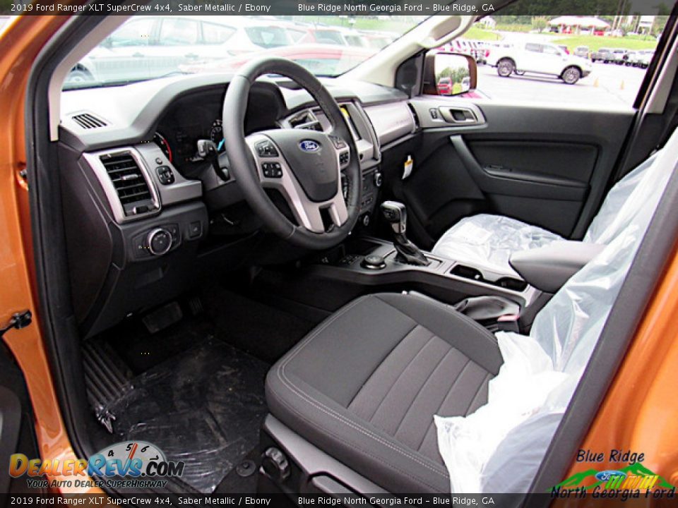 2019 Ford Ranger XLT SuperCrew 4x4 Saber Metallic / Ebony Photo #27