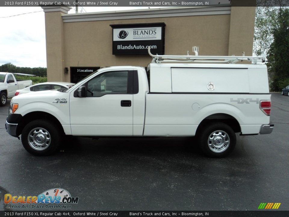 2013 Ford F150 XL Regular Cab 4x4 Oxford White / Steel Gray Photo #1