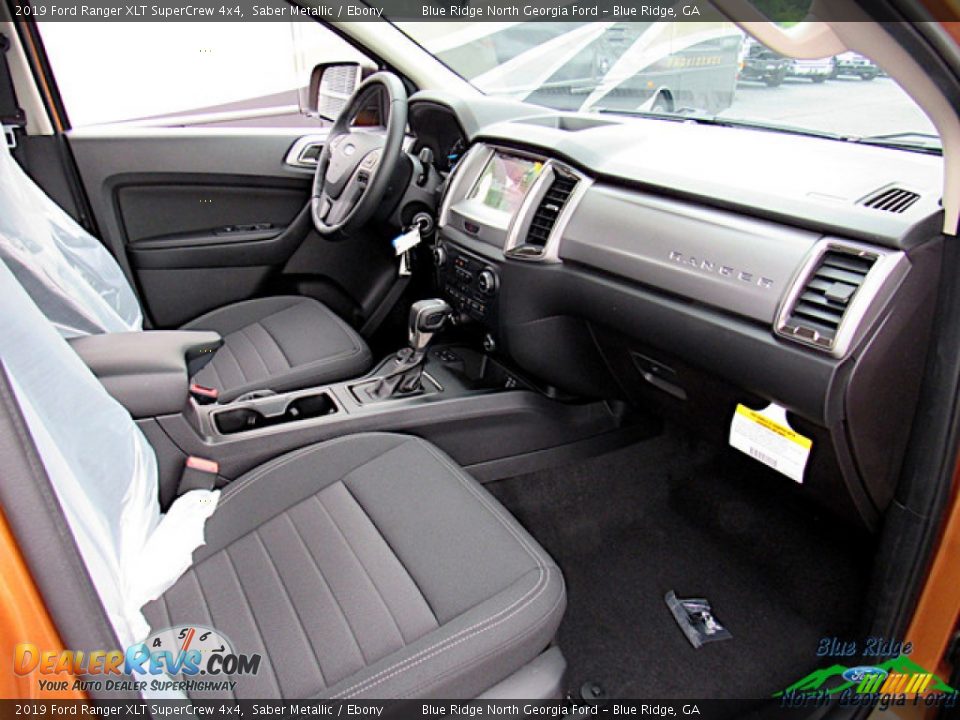 2019 Ford Ranger XLT SuperCrew 4x4 Saber Metallic / Ebony Photo #28