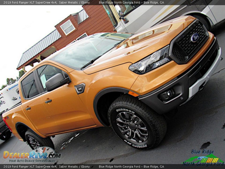 2019 Ford Ranger XLT SuperCrew 4x4 Saber Metallic / Ebony Photo #31
